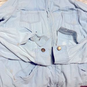Vintage Denim Shirt Jacket XL
